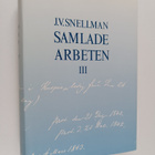 Johan Vilhelm Snellman : Samlade arbeten 3 : 1842-1843 - pikkukuva 1