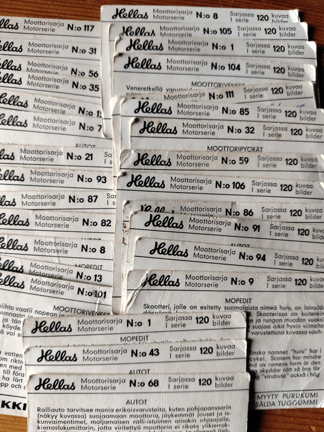 29 kpl hellas moottorisarja