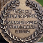 Sotaveteraani Pronssinen mitali. Halkaisija - 59 mm. Valmist - pikkukuva 5