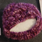 Alina´s Handmade käsin virkattu Nessupiilo violetti - pikkukuva 1