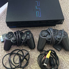 Playstation 2 FAT + johdot + 2kpl ohjaimia - pikkukuva 1