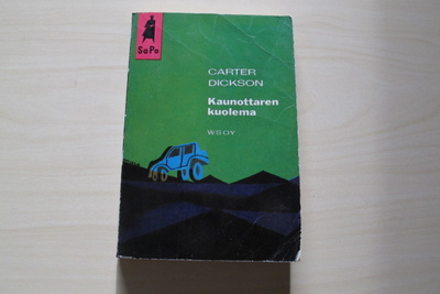 Carter Dickson : Kaunotaren kuolema , Sapo 58
