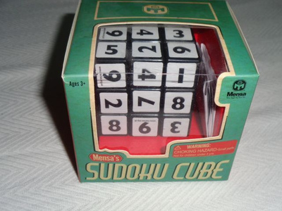 Sudoku - kuutio / pulmapeli