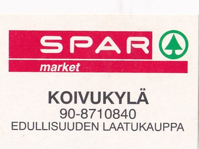 Koivukylä  , SPAR  b588