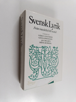 Svensk lyrik från medeltid till nutid