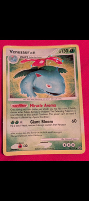 Pokémon Venusaur hologrammilla 2007