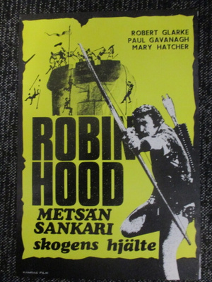 Robin Hood - metsän sankari (1951) elokuvajuliste (uusinta)