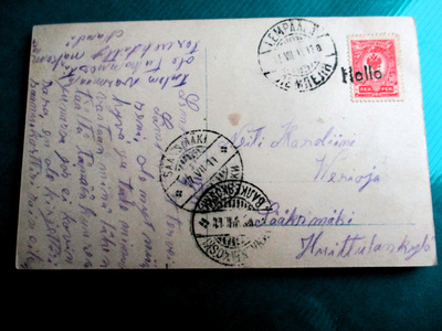 1911 Hollo rivil kortilla