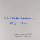 Helvi Hämäläinen : Päiväkirjat 1955-1988 (signeerattu) - pikkukuva 3
