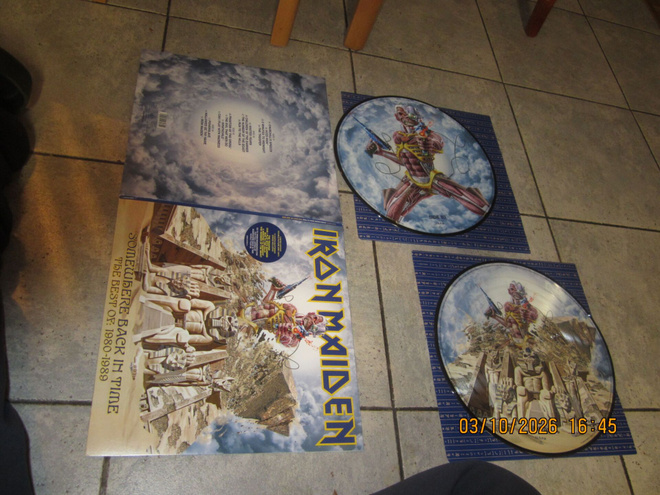 Iron Maiden: Somewhere Back In Time 2xLP Picture Disc (HIENO