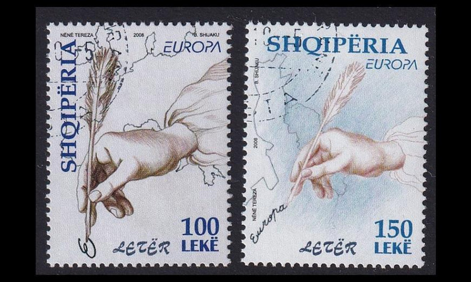Albania 3256-7 o Europa kirje (2008)