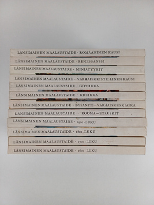 Länsimainen maalaustaide -paketti (12 kirjaa) : Bysantti ...