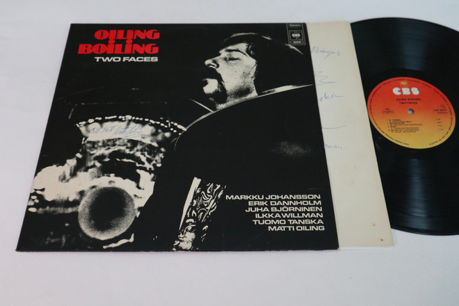 Oiling Boiling - Two Faces -LP *ORIG SUOMI JAZZ FUNK*