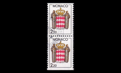 Monaco 1832DD o Käyttösarja vaakuna vihkopari (1987)
