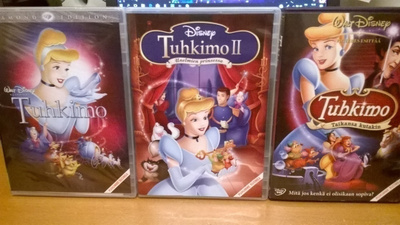Walt Disney; Tuhkimo Trilogia (3DVD)