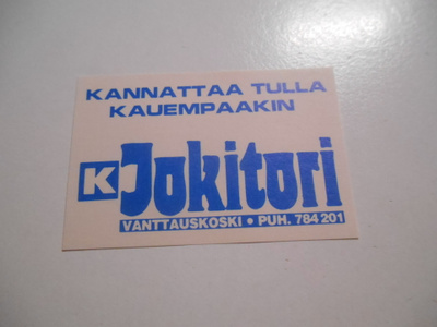TT Etiketti K-Jokitori Vanttauskoski