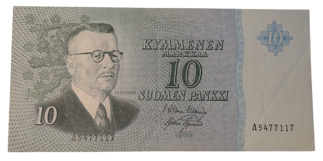 10 Markkaa 1963 ilman Litt A5477117