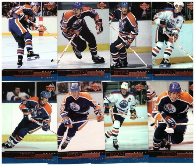 8 x WAYNE GRETZKY Edmonton Oilers