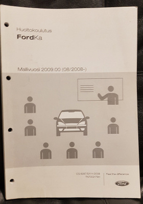 Ford Ka Mekaanikon opas, mallivuosi 2009 : Yleiskatsaus
