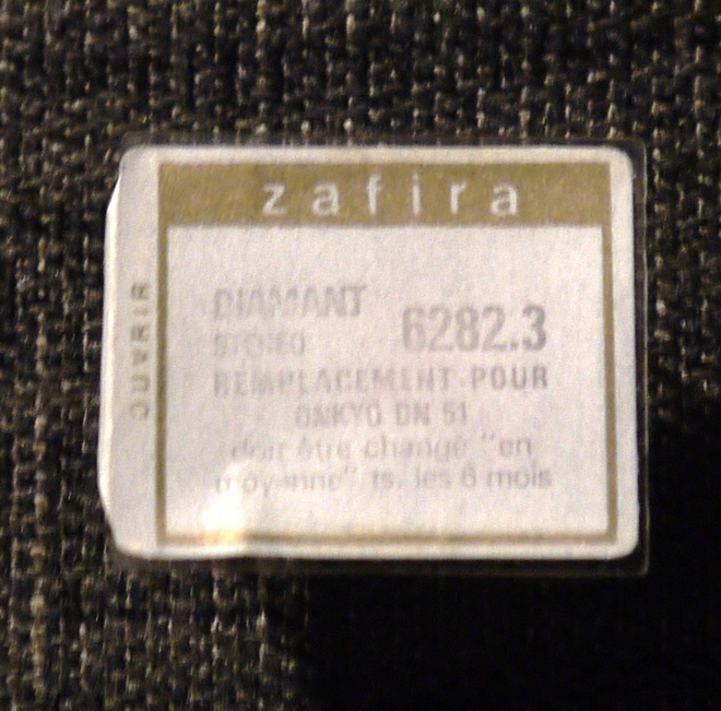 Levysoittimen neula Zafira Diamant 6282.3 (Onkyo DN51)