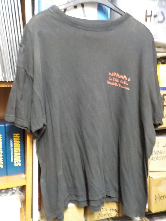 DEEP PURPLE - ABANDON TOUR 1998 - LOCAL CREW T-SHIRT