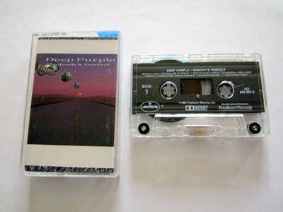 DEEP PURPLE Nobody's Perfect C-KASETTI 1988