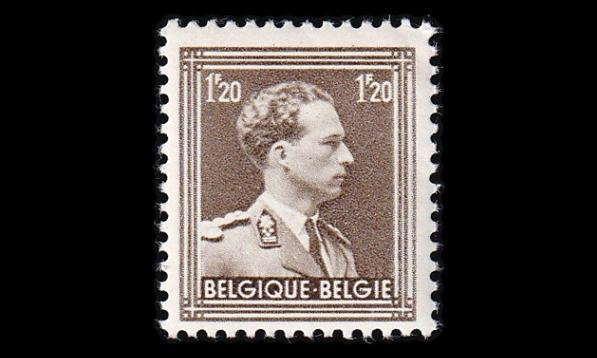 Belgia 898B ** Leopold III 1.20 Fr (11½) (1951)