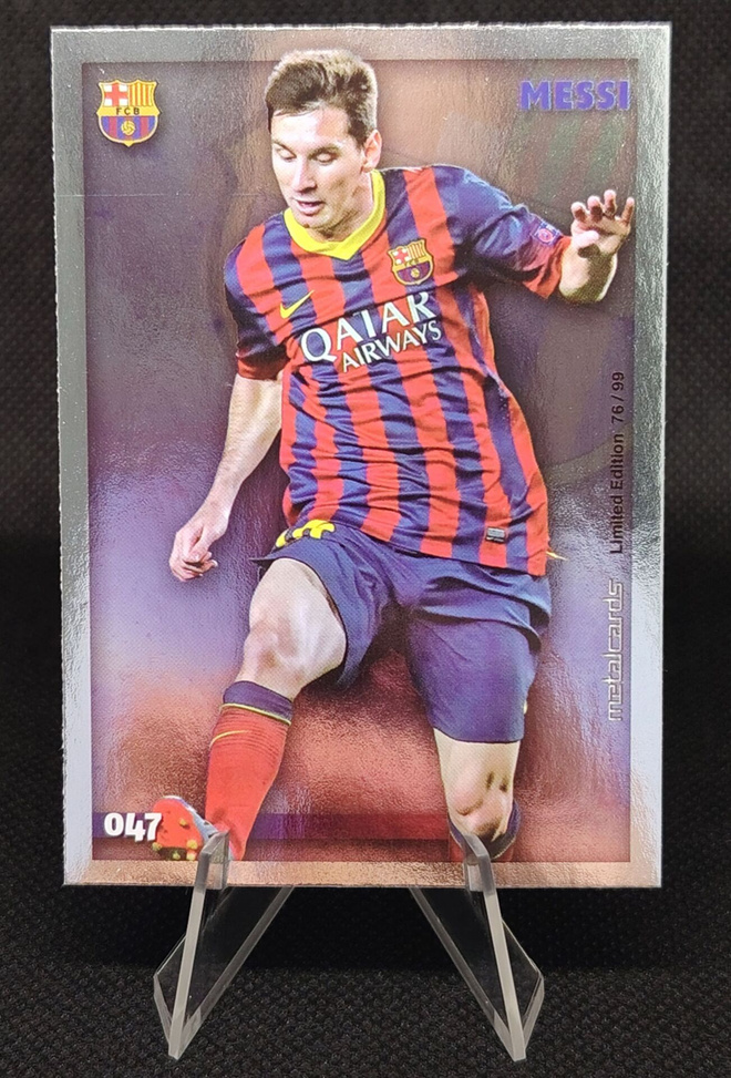 2014-15 Mundicromo Lionel Messi Silver Foil