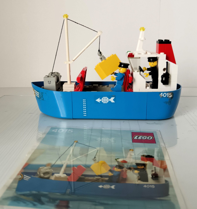 Lego town 4015 Rahtilaiva vuosimallia 1982