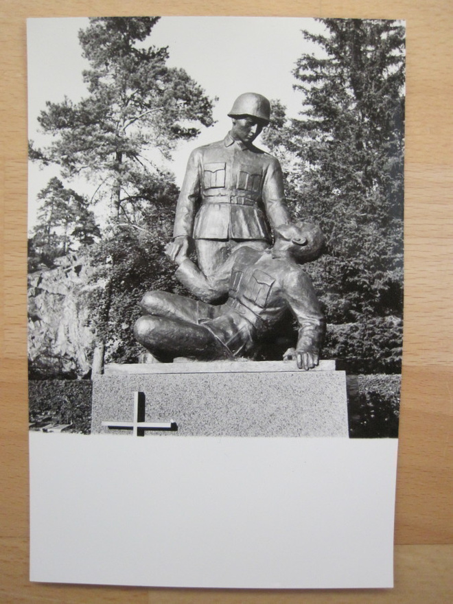VANHA Valokuva Sankarihaudat Loimaa 1940-l