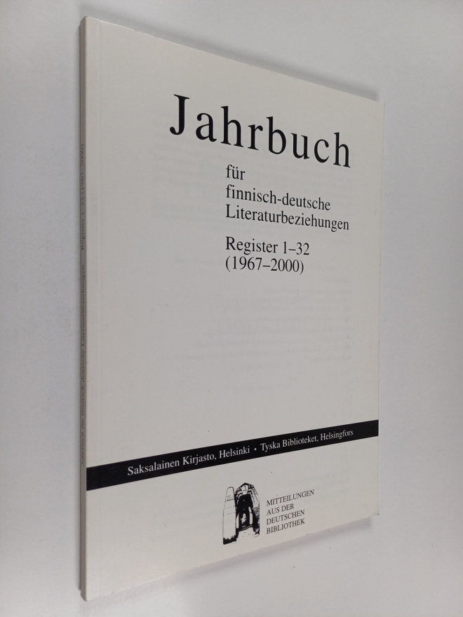 Hans Fromm ym. : Jahrbuch fur finnisch-deutsche Literatur...