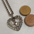 Kalevala Koru Talon sydän -riipus , kaulakoru Hopea - pikkukuva 2