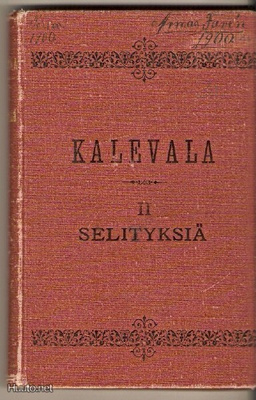Kalevala II selityksiä 1.p. 1895