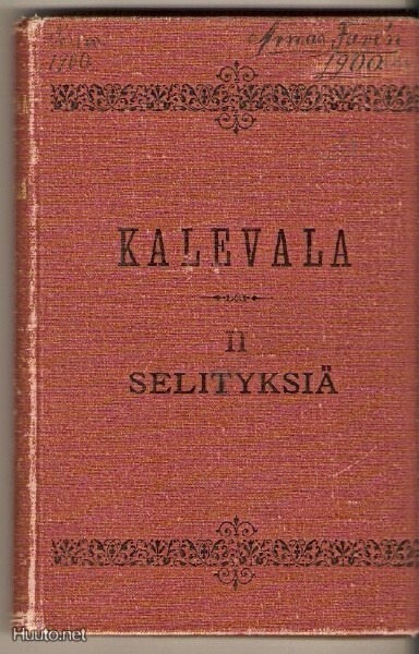 Kalevala II selityksiä 1.p. 1895