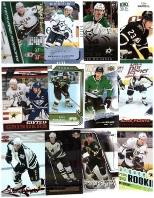12 x DALLAS STARS Erikois/Parallel RC ym. kortteja