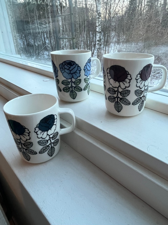 Marimekko Oiva muki 2,5 dl Vihkiruusu 30€/kpl