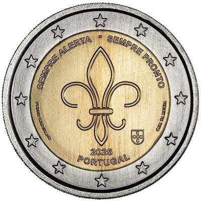 2 Euroa Portugali 2025 Partioliike UNC