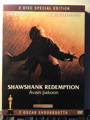SHAWSHANK REDEMPTION - AVAIN PAKOON, DVD x 2, Darabont