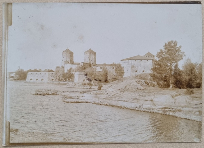 Savonlinna Olavinlinna 1908 Postikortti originaali