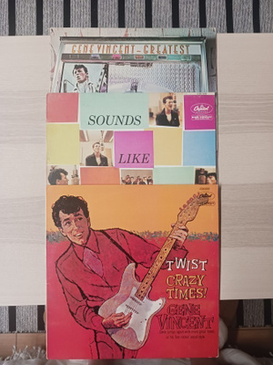 3 x Gene Vincent Lp:tä