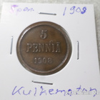 5 penniä 1908 Kulkematon - pikkukuva 5