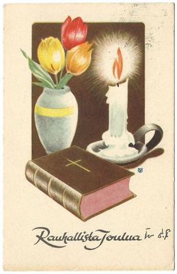 Olavi Vikainen Joulukortti (1946)