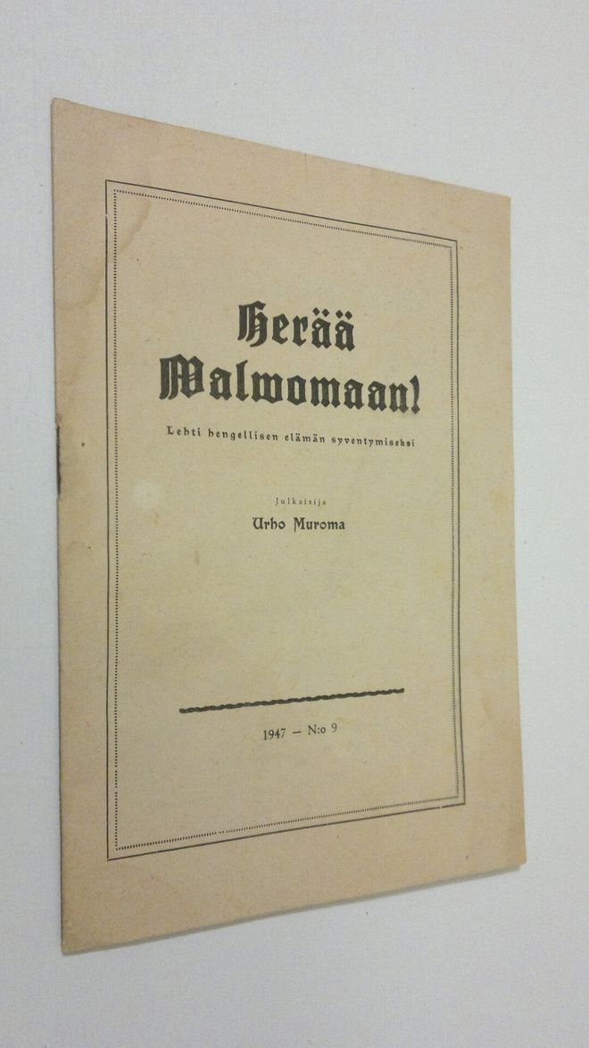 Herää valvomaan! N:o 9 1947