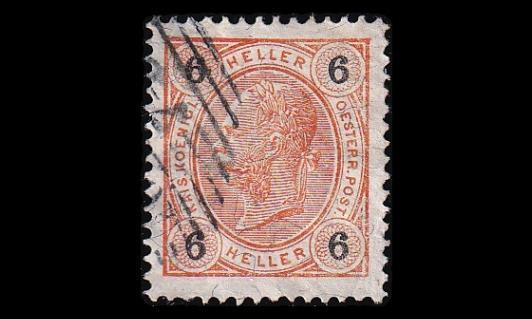 Itävalta 88B o Franz Joseph 6 H lakka (13:13½) (1901)