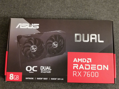 AMD Radeon RX 7600 8GB Asus Dual OC Edition