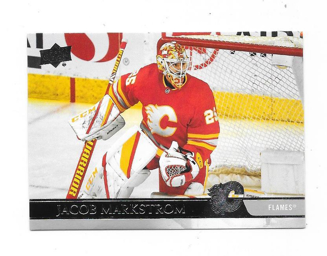 2020-21 Upper Deck #518 Jacob Markström Calgary Flames MV
