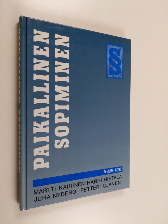 Martti Kairinen : Paikallinen sopiminen