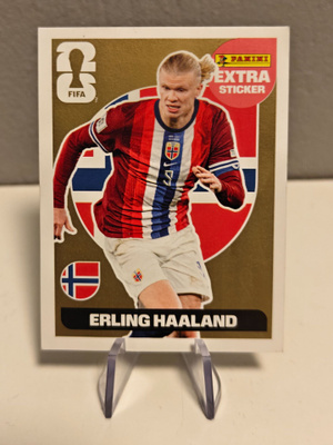 Panini World Cup 2026 Extra sticker - Erling Haaland Gold