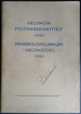 Postimerkkinäyttely 1948, ohjelma ja kokoelmaluettelo