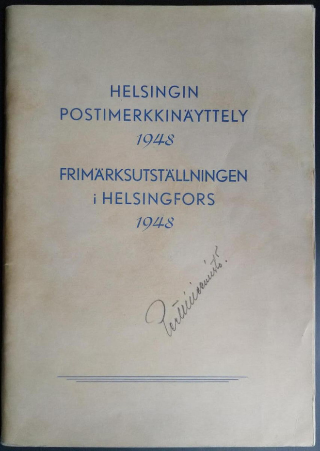 Postimerkkinäyttely 1948, ohjelma ja kokoelmaluettelo